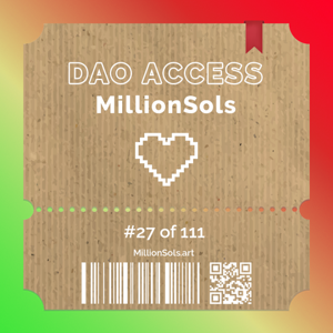 MillionSols DAO #27