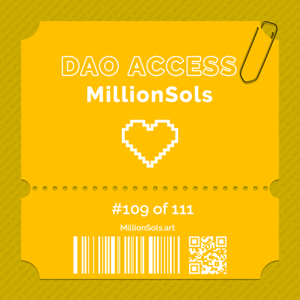MillionSols DAO #109