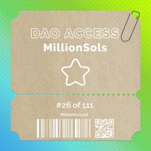 MillionSols DAO #26