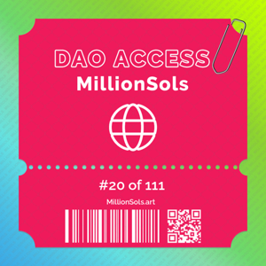 MillionSols DAO #20