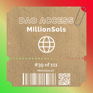 MillionSols DAO #39